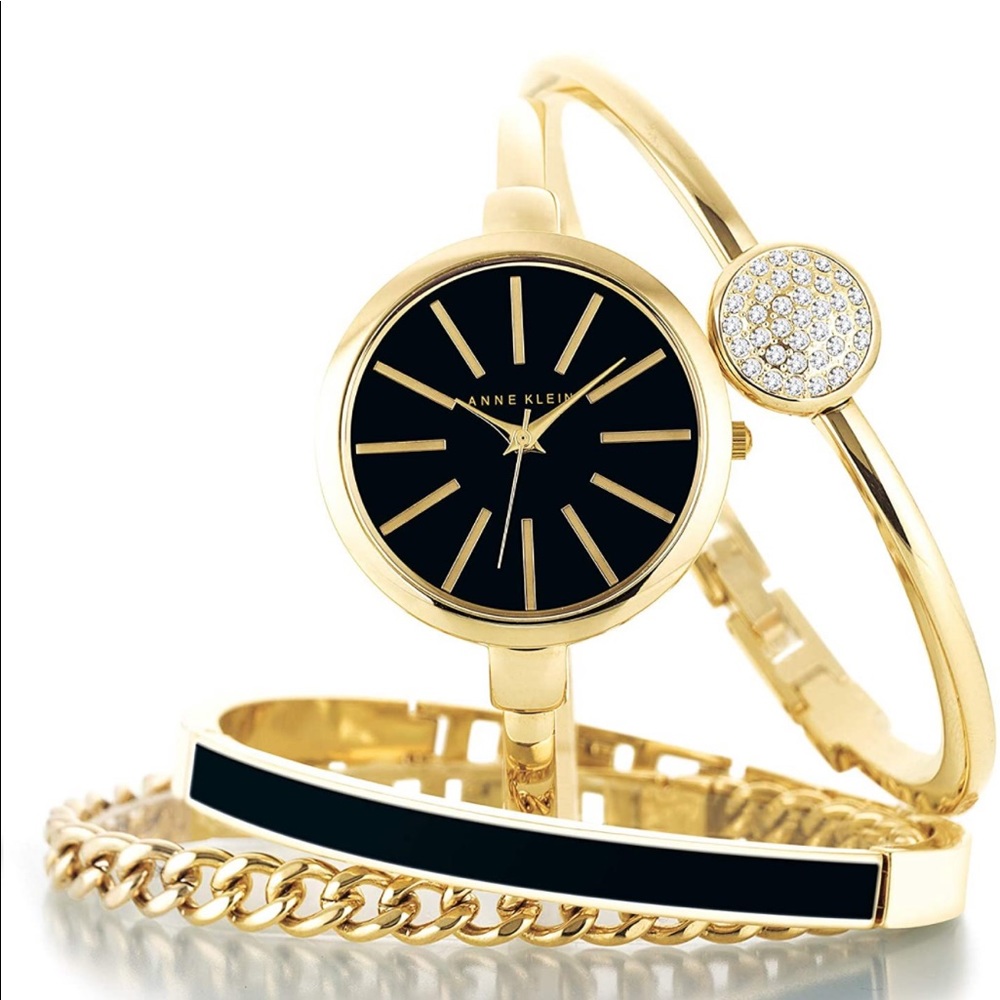 Anne Klein Watch and Bracelet Set